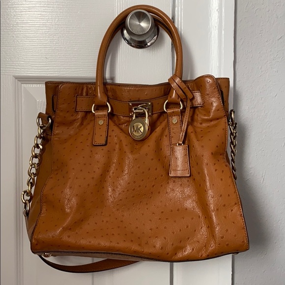 michael kors ostrich bag